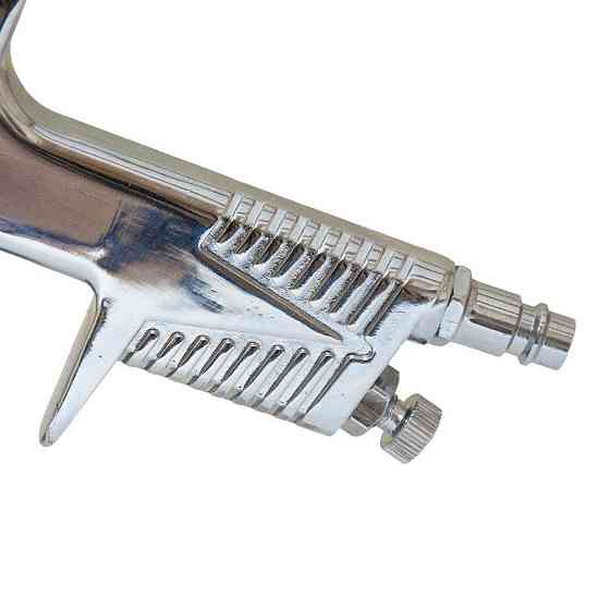 Фарборозпилювач HVLP Ø1.8мм 140-280 л/хв 3бар/б 600 мл (пласт) хром SIGMA (6812141) Київ