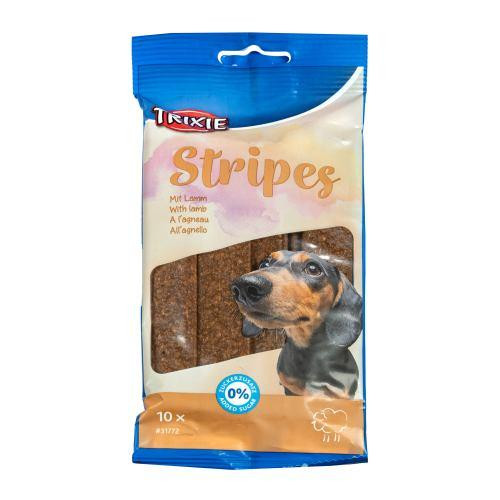 Ласощі Trixie Stripes для собак полоски з ягням 100 г Київ - фото 3