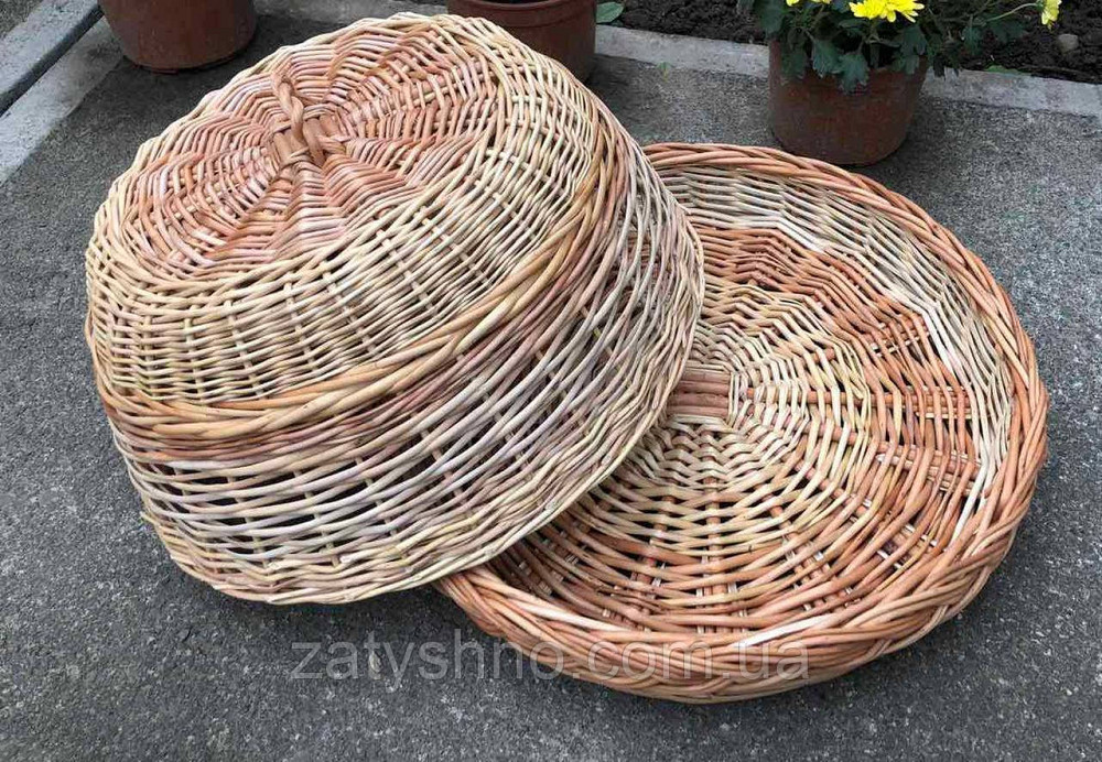 Хлебница плетеная с крышкой из лозы Киев - изображение 2