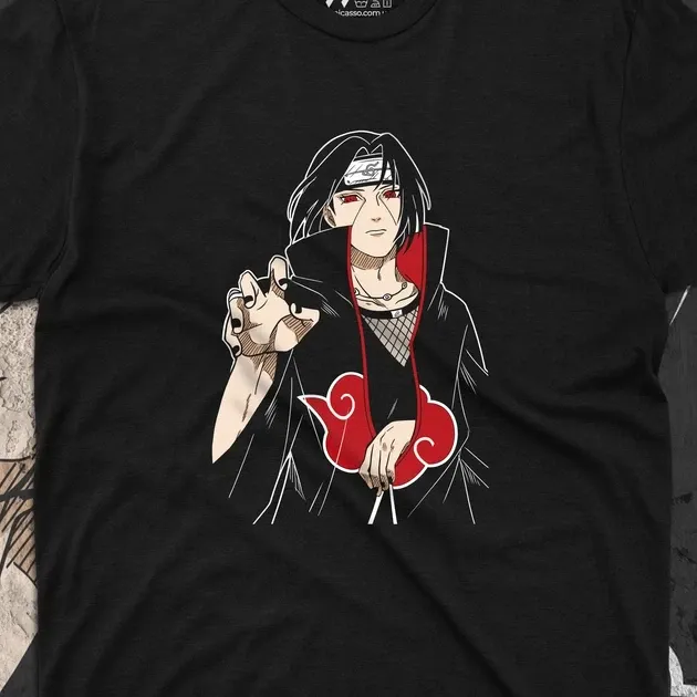 Футболка для підлітка хлопчика з принтом Наруто Ітачі Учіха 4 Розмір 160 Anime10301 Дніпро - фото 4