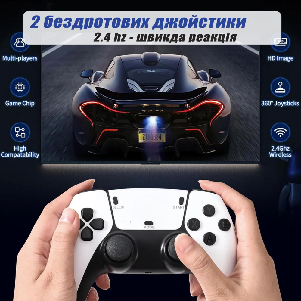 Ігрова консоль M15 Pro Plus 64Gb 20000+ ігор та 2 бездротові джойстики Sega, Nintendo, Junior, 8/16/32 біти Київ - фото 10