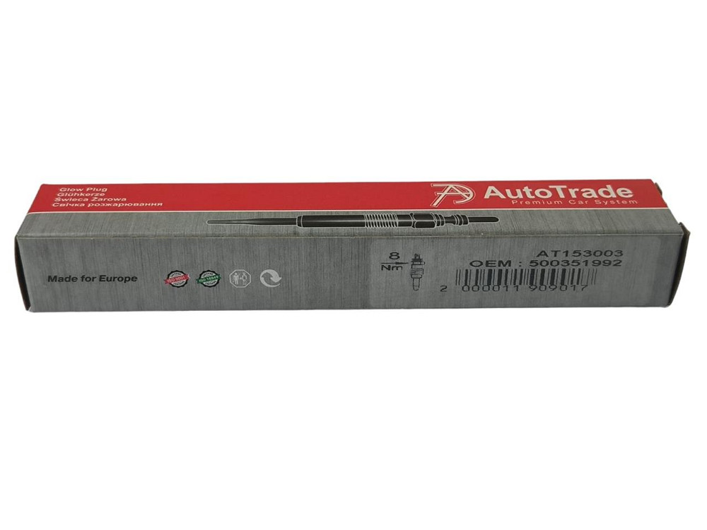 Свічка Fiat Ducato 2.3JTD 02-06, Peugeot Boxer 3.0HDI 06- (11V) напруження Мукачево - фото 2