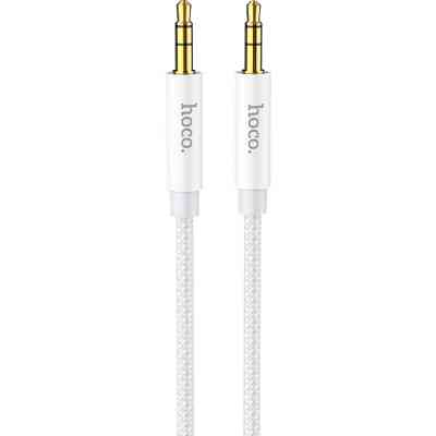 Кабель мультимедійний 3.5mm M to 3.5mm M 1.0m Silver HOCO (6931474759870) Вінниця
