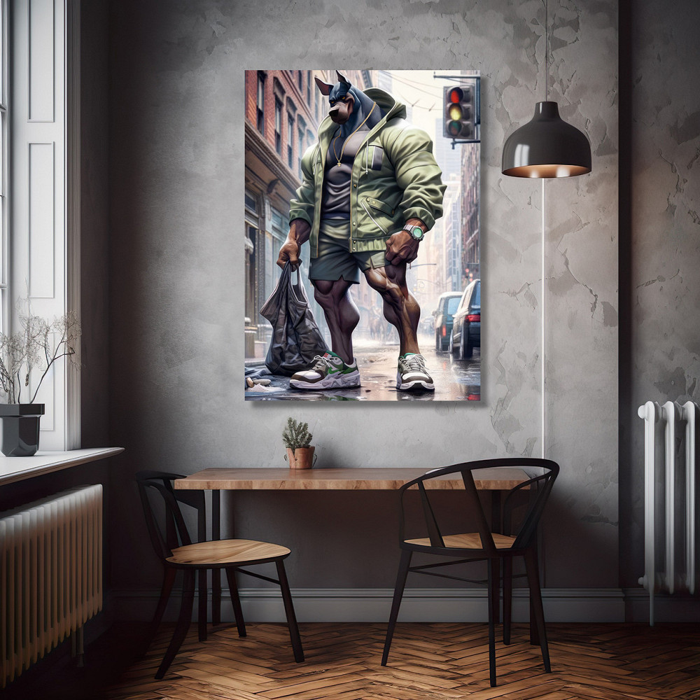 Картина Холсті в спортзал  Кролики  KLM_9 80x120 см Киев - изображение 2