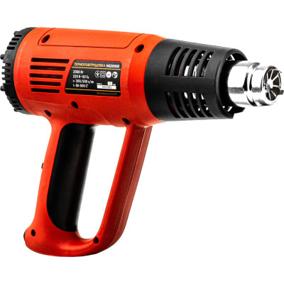 Будівельний фен GTM HG2000E, 2000Вт, 80-600С, 300/500л/хв (HG2000E) Вінниця - фото 3