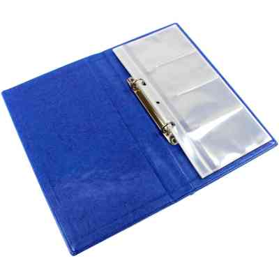 Визитница Optima на кольцах: 96 визиток, обложка - жесткая (O36012-12) Винница