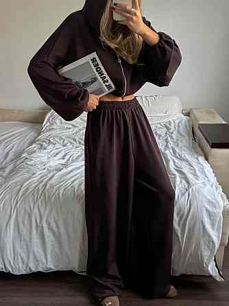 Жіночий трендовий костюм з турецького трикотажу oysho Шоколад Одеса