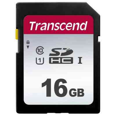 Карта пам&apos;яті Transcend 16GB SDHC class 10 UHS-I U1 (TS16GSDC300S) Вінниця