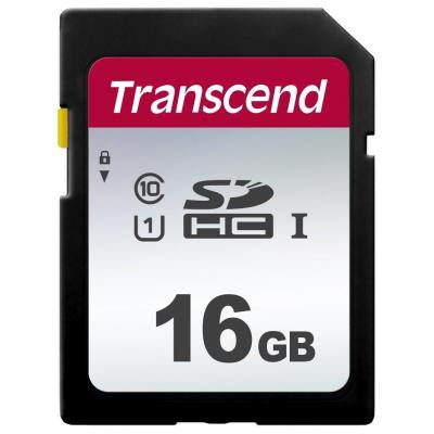 Карта пам&apos;яті Transcend 16GB SDHC class 10 UHS-I U1 (TS16GSDC300S) Вінниця - фото 1