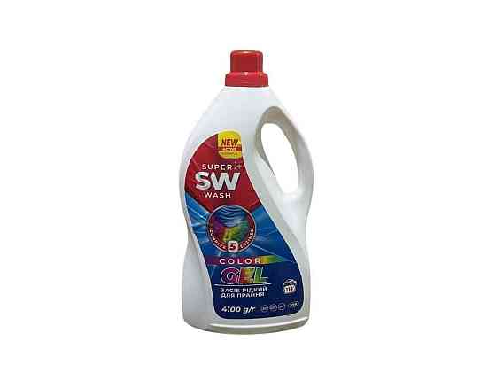 Гель для прання 4,1л SUPER Wash Color Fresh Wood ТМ ПУСЯ Solmir Київ