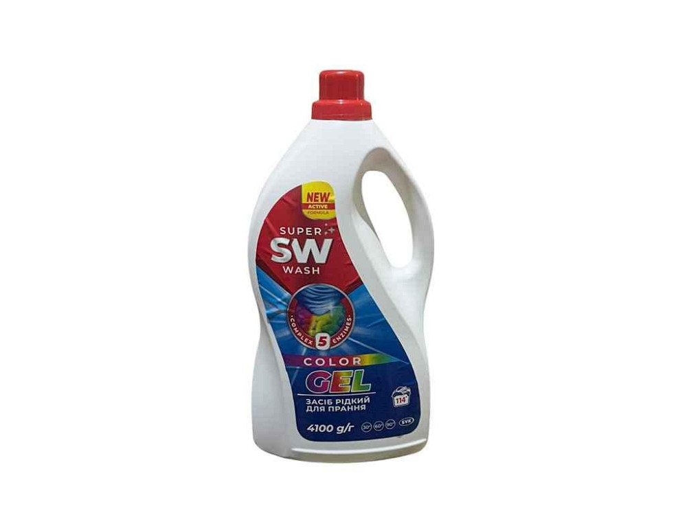 Гель для прання 4,1л SUPER Wash Color Fresh Wood ТМ ПУСЯ Solmir Київ - фото 1