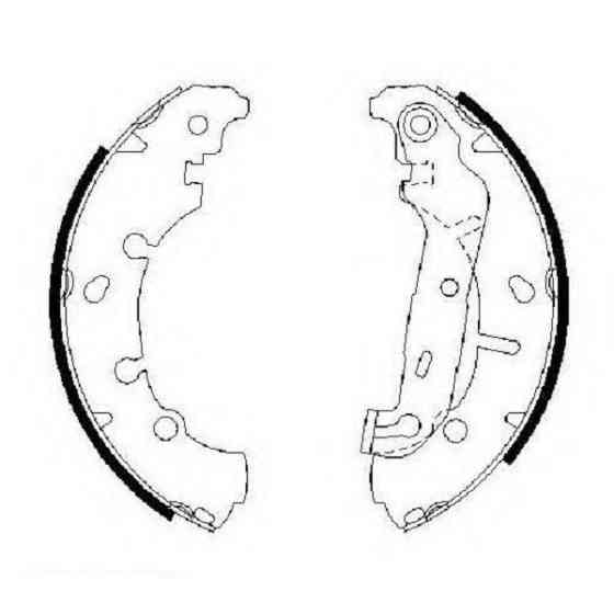 Гальмівні колодки Bosch барабанні задні FORD Fiesta/Puma/Ka/MAZDA 2 -07 0986487599 Харків