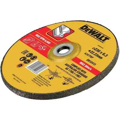 Круг зачистной DeWALT черный/цветной металл, 230х6.0х22.23 мм (DT43919) Винница