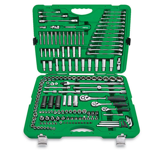 Набір інструменту комбінований 1/4", 3/8", 1/2" 163 од. TOPTUL GCAI163R Одеса - фото 1