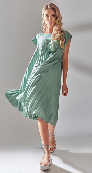 Платье в складку плиссе (44) Киев - изображение 3