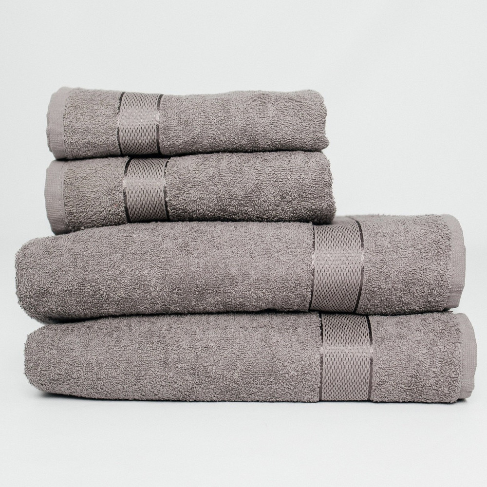 Набір Махрових рушників , Махра,Сірий,50/90 та 70/140 Київ - фото 2