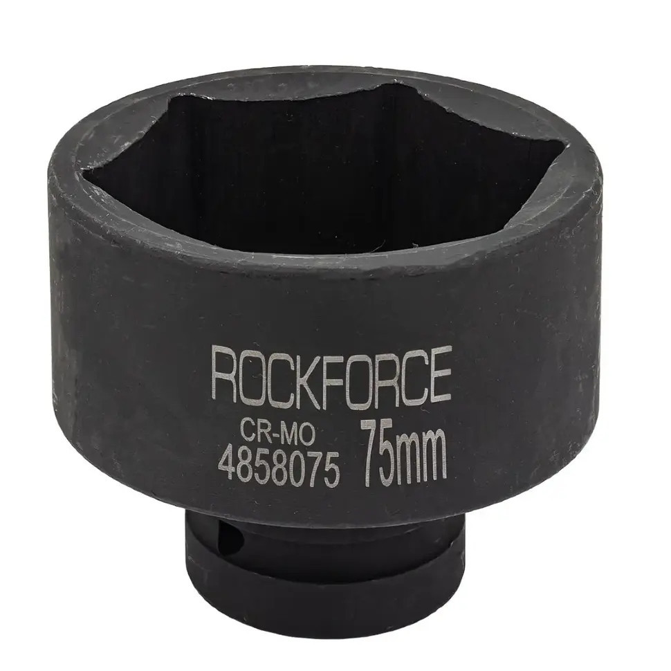 Головка ударная 1'' 75мм 6-гранная Rockforce RF-4858075 Одесса - изображение 2