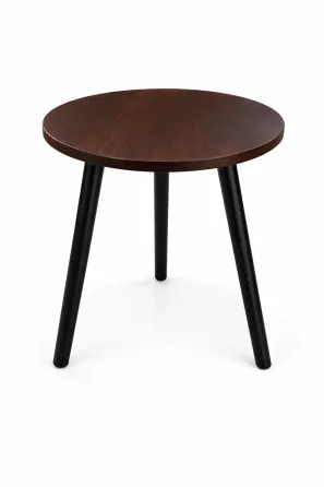 Столик интерьерный круглый DASH-1201 40х40х55 см Темное-Дерево Коломыя
