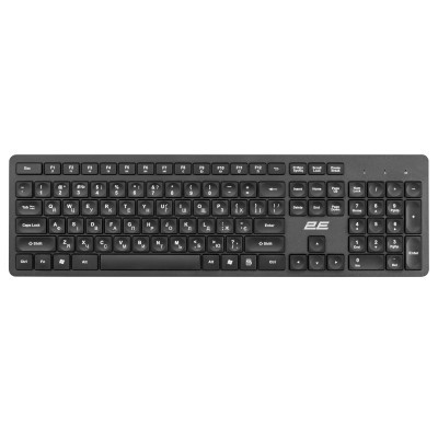 Клавиатура 2E KS260 Wireless Black (2E-KS260WB) Винница - изображение 1