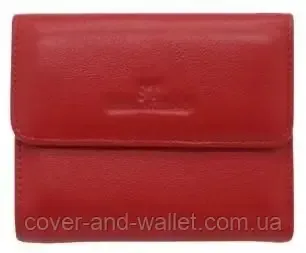 Маленький женский кожаный кошелек под карточки бордоввого цвета ST Leather 2047A Красный Киев - изображение 5