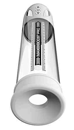 Помпа вакуммная Pipedream Pump Worx Max Boost Pro Flow белая, 30.6 см Sex Aura Киев