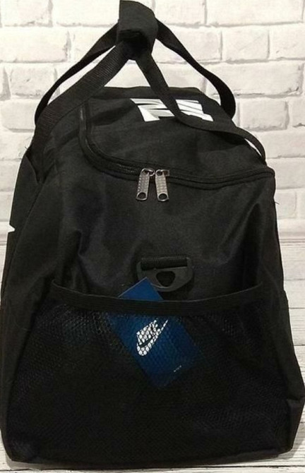 Сумка чемодан вализа спортивная черная мужская дорожная найк. Киев - изображение 5