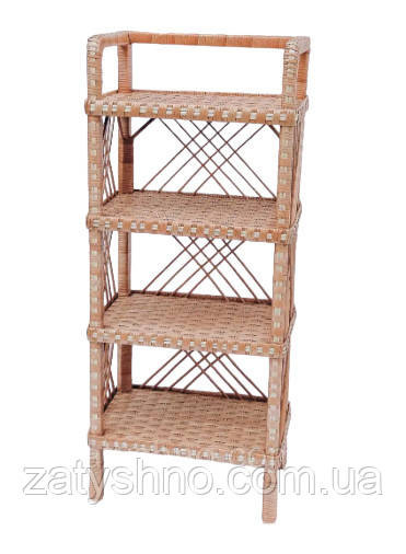 Стеллаж плетеный на 4 полки Киев - изображение 1