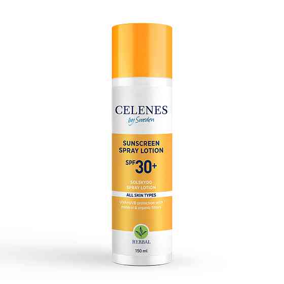 Солнцезащитный спрей-лосьон SPF 30+ Celenes 150 мл Киев
