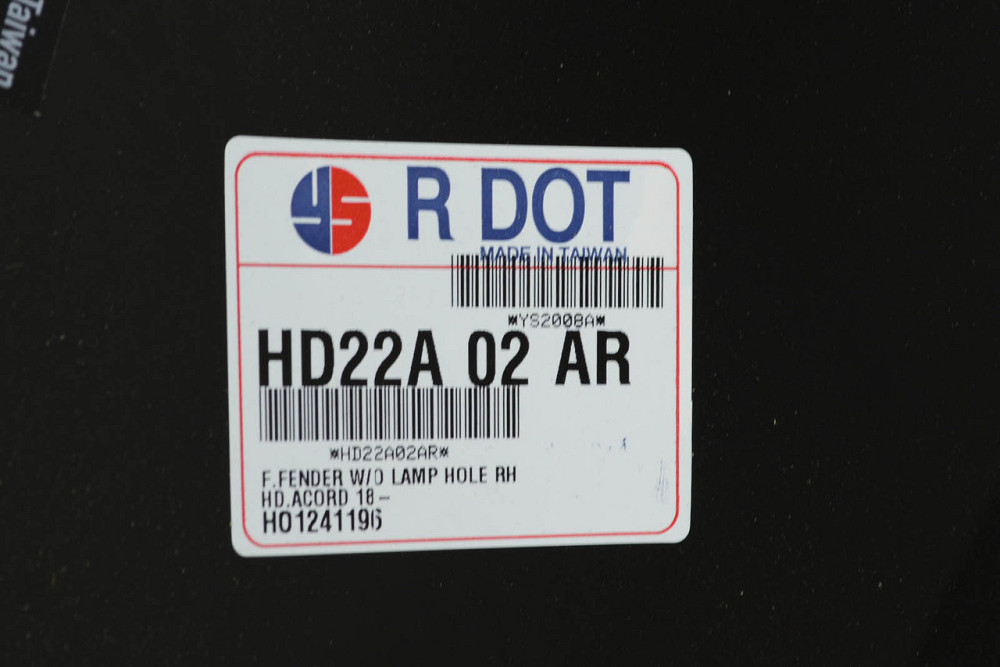 Крыло Хонда Акорд 10 CV (20182022) дорест без повторителя правое Тайвань переднее Мукачево - изображение 2