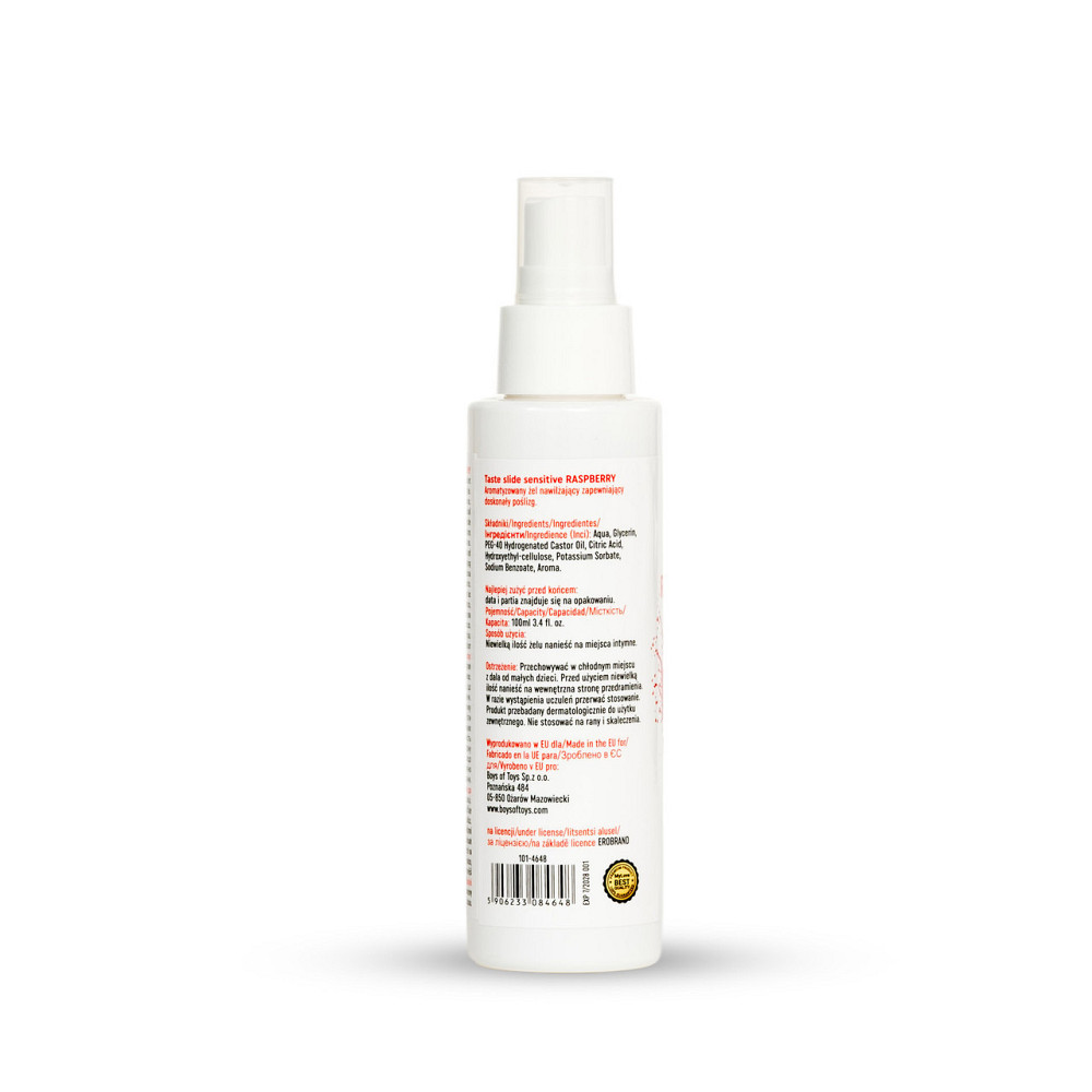 Інтимний гель-лубрикант - MyLove Taste-Slide Sensitive Raspberry, 100 мл Sex Aura Київ - фото 8