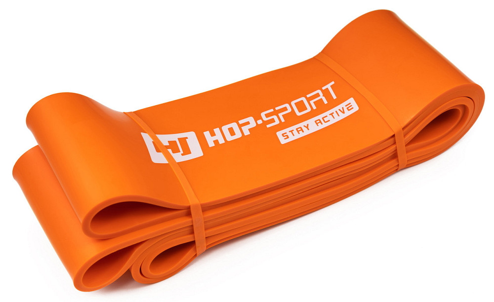 Резинка для фітнесу Hop-Sport 37-109кг HS-L083RR помаранчева Киев - изображение 4