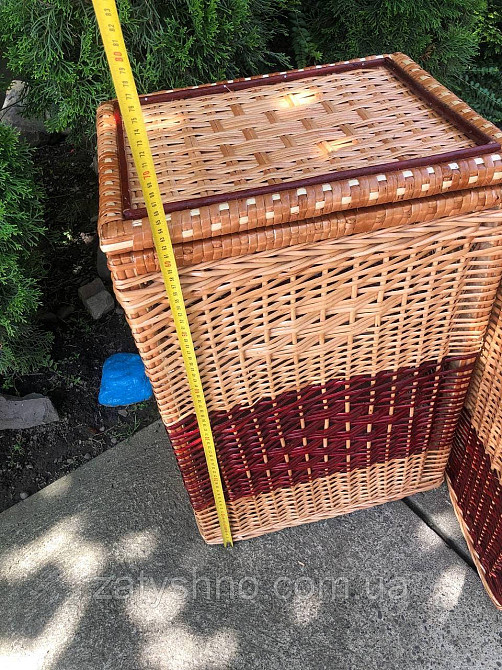 Набор плетеных корзин с крышкой Киев - изображение 6
