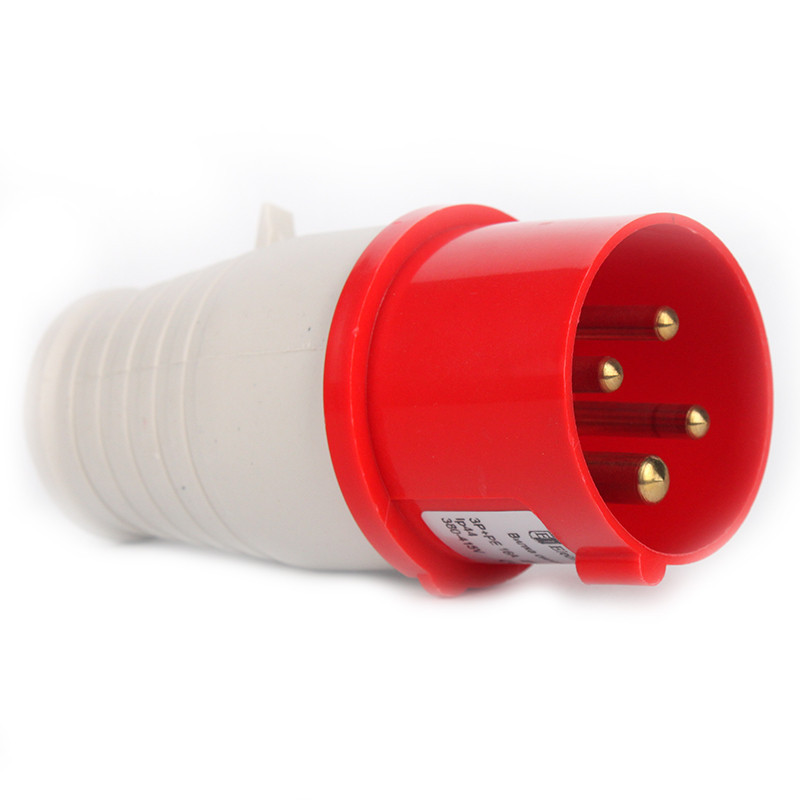 Вилка силова 4x16 3P+PE, 16А, 380-415 В, IP44 Днепр - изображение 2