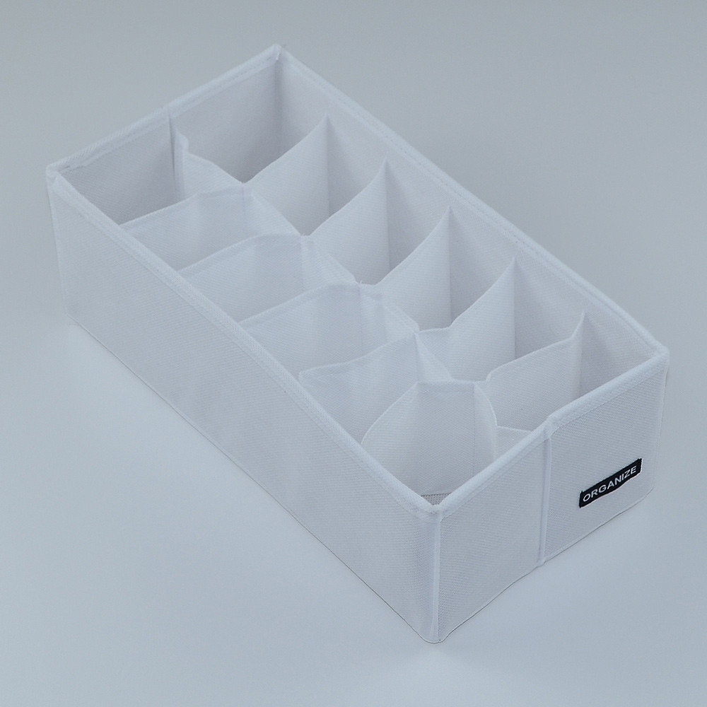 Компактный органайзер для носков и трусов на 12 ячеек WH-Kv (Белый) Сумы - изображение 3