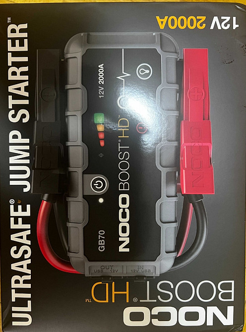 Бустер, Пуско-зарядний Ліхтарик Power Bank 56Wh NOCO Genius BOOST GB70 Киев - изображение 7