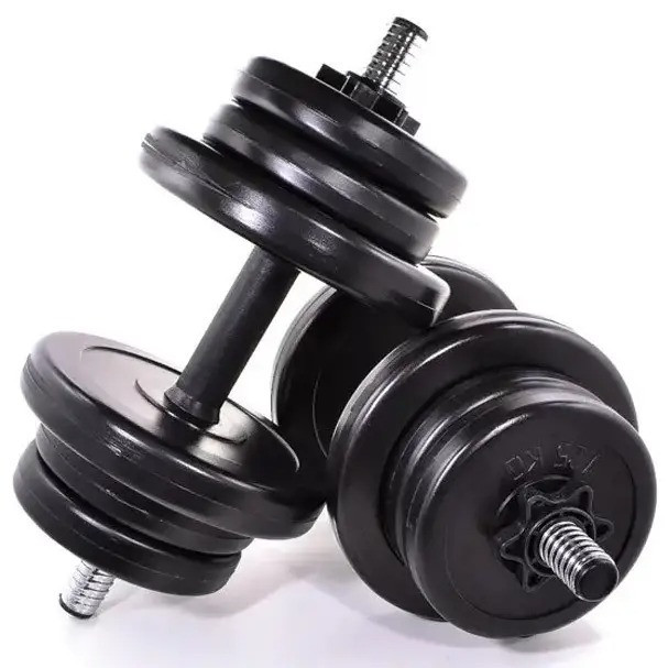 Гантелі 2 по 10,5 кг розбірні складальні для дому домашні Київ - фото 1