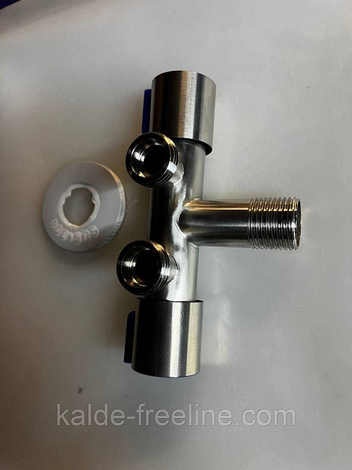 Кран для води подвійний кутовий 1/2" Харків - фото 2