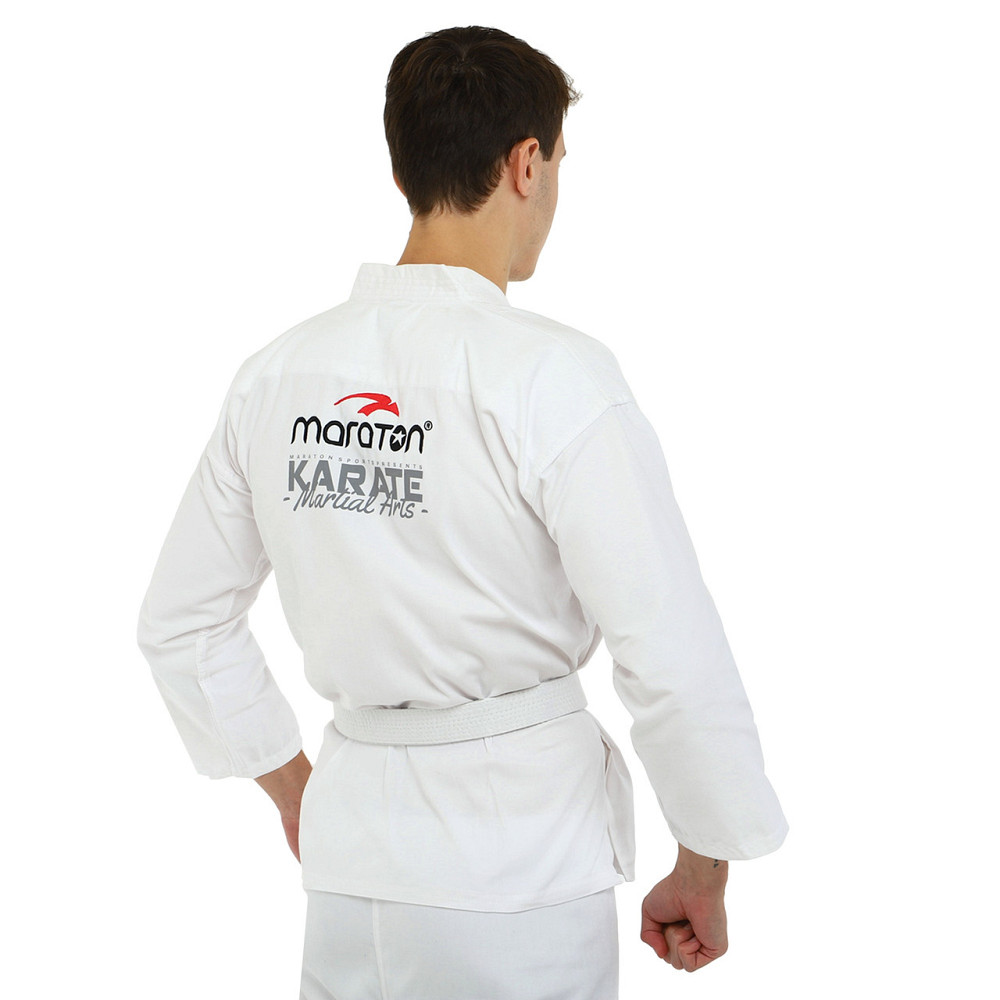 Кімоно для карате MARATON MTR082 розмір 120-170 см біле Спортивна форма Київ - фото 8