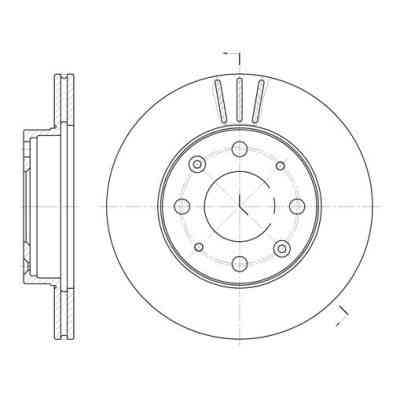 Гальмівний диск REMSA 6368.10 Вінниця