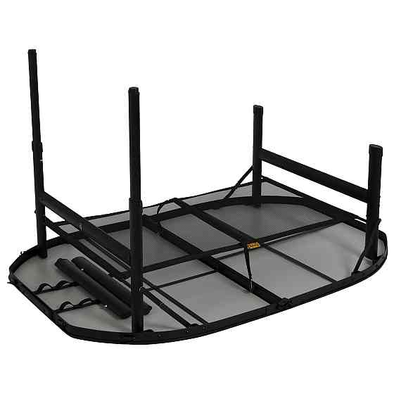 Стол Bo-Camp Northgate Oval 120x80 cm Black/Grey (1404187) Вінниця