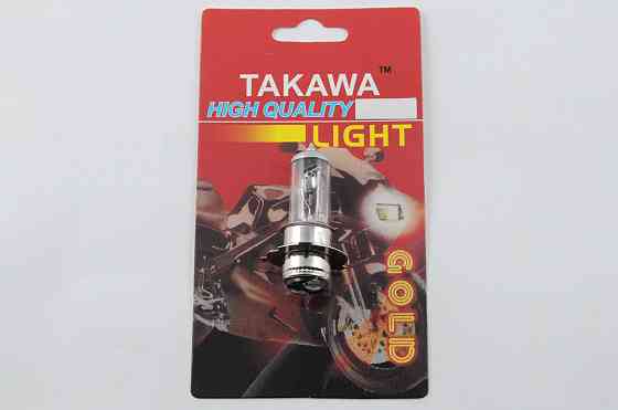 Лампа P15D-25-3 (3 вуса) 12V 50W/50W (біла) (блістер) (S-head) TAKAWA (mod:A) Київ