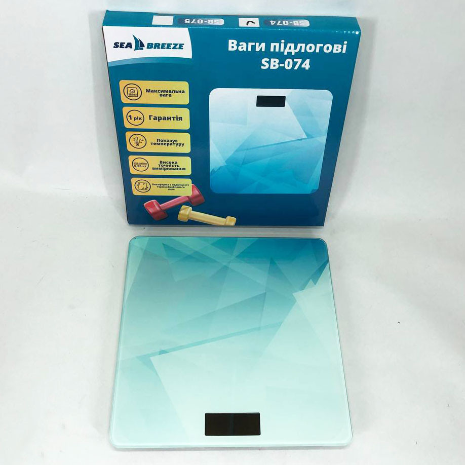 Весы напольные электроника SeaBreeze SB-074 180 кг, Напольные весы для UO-433 измерения веса Киев - изображение 8
