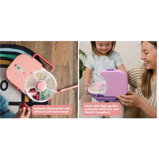 Ланч-бокс бенто, с 5 отделениями и вращающимися секциями AND 130 Коломия