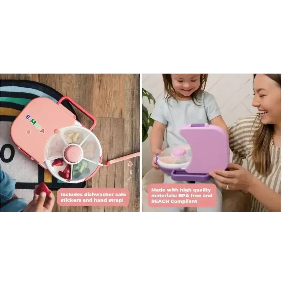 Ланч-бокс бенто, с 5 отделениями и вращающимися секциями AND 130 Коломия - фото 3