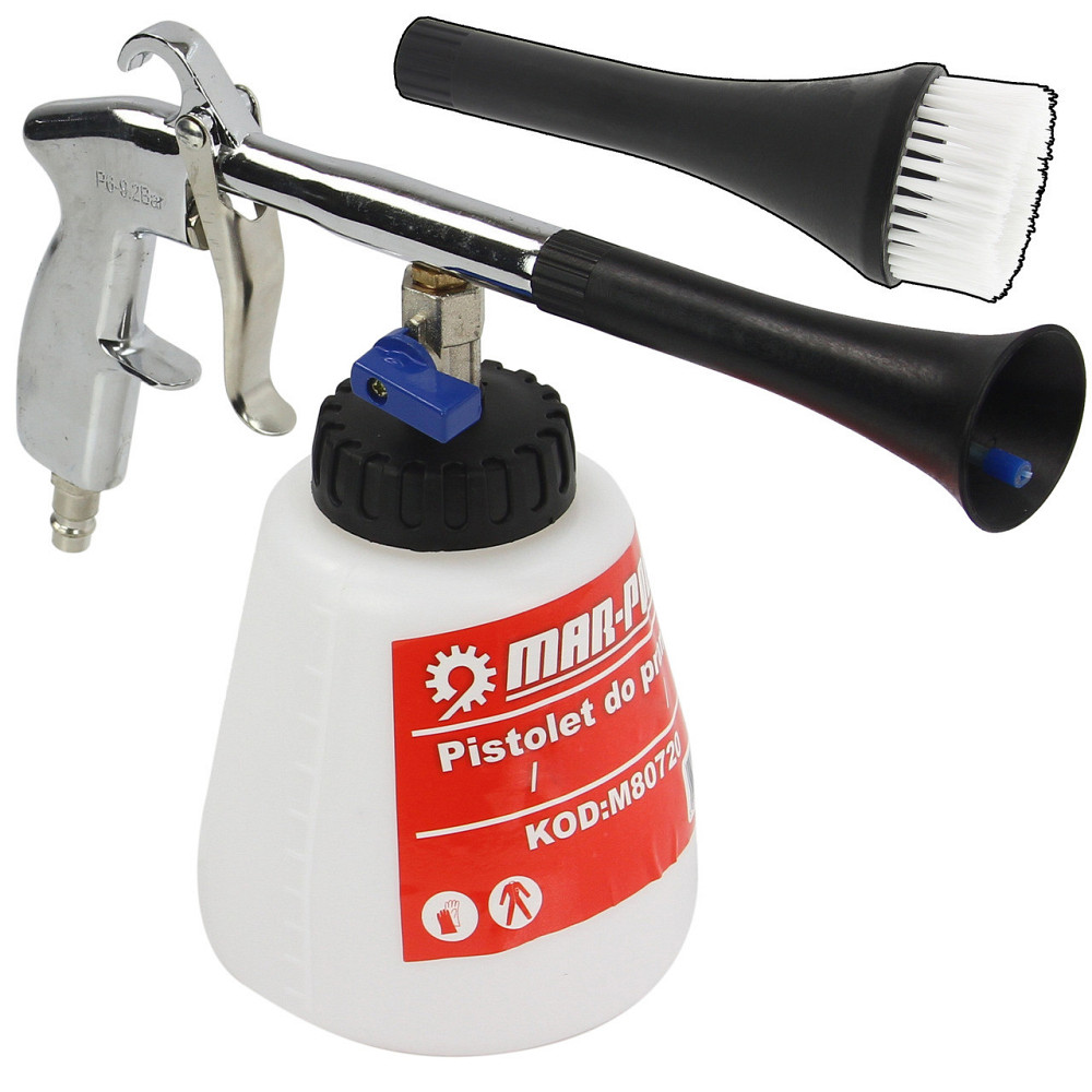 Пневматичний пістолет для хімчистки 1 літра 5 бар Mar-Pol (M80720) Нововолинськ - фото 1