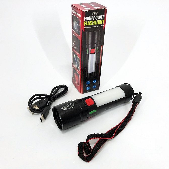 Ліхтар для використання в темряві 611-TG+COB(white+red), Потужні SZ-778 пошукові ліхтарі Київ - фото 9