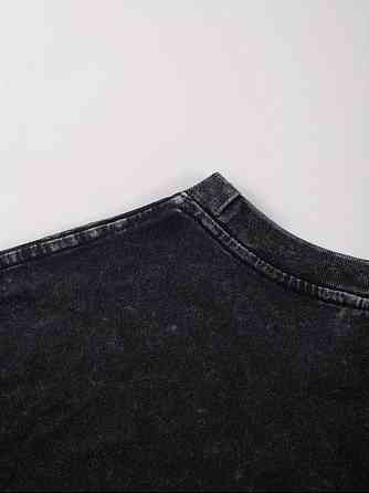 Оверсайз футболка в винтажном стиле с принтом Верблюд Черный Харьков