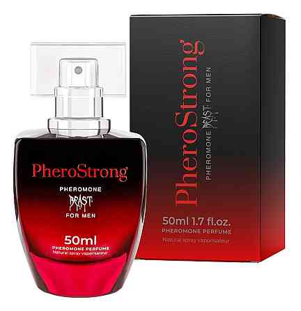 Туалетна вода із феромонами PheroStrong Beast For Men 50 ml, 3200067 Sex Aura Київ