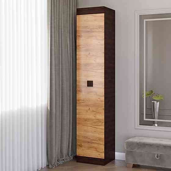 Шкаф-пенал закрытый Эверест Соната венге темный + дуб крафт золотой (DTM-2276) Львов