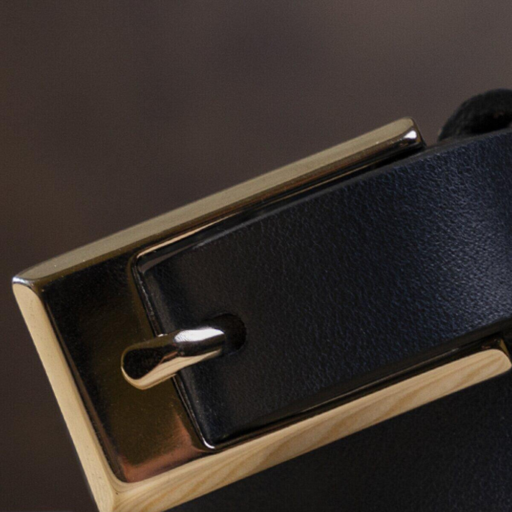 Ремень женский Grande Pelle 11070 кожаный Синий Киев - изображение 5